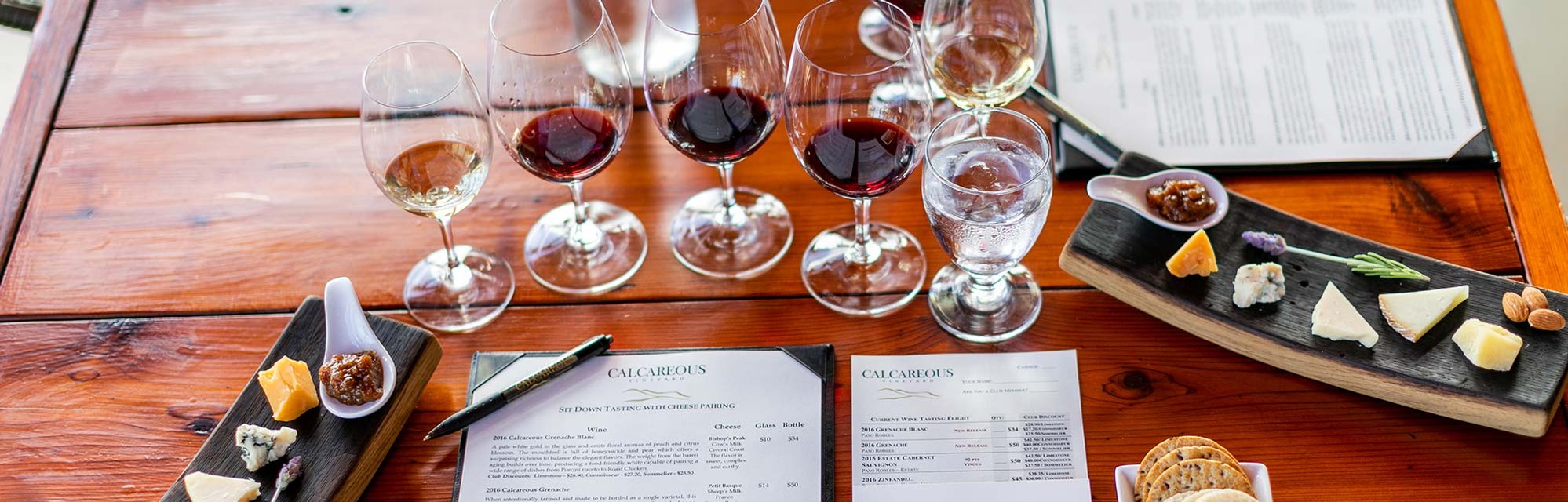 Wine tasting at Calcareous Vineyard in Paso Robles