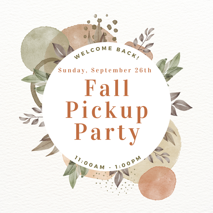 Fall Pickup Party - 11:00am 1