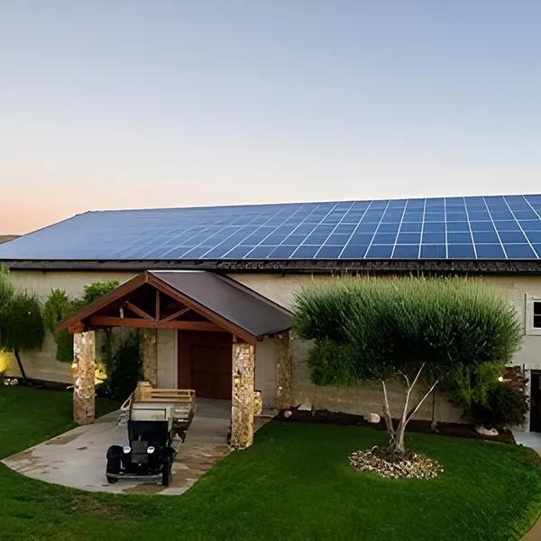 Calcareous Vineyard Solar Roof